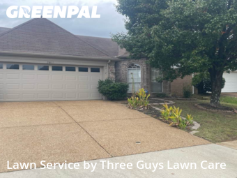 Lawn Mowin Arlington,38002,Lawn Service by Three Guys Lawn Care, work completed in Dec , 2025
