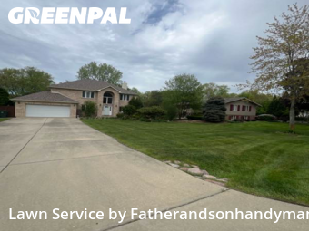 Lawn Mowingin Palatine,60067,Lawn Mowing Service by Fatherandsonhandyman, work completed in Dec , 2025