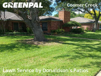 Lawn Maintenancein Garland,75040,Lawn Cutting by Donaldson's Patios, work completed in Nov , 2025