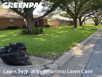 Lawn Servicein Fort Worth,76117,Yard Cutting by Jeronimo Lawn Care , work completed in Jun , 2026