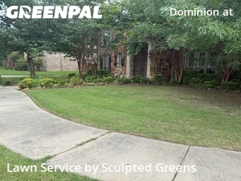 Lawn Care Servicein Frisco,75035,Yard Mowing by Sculpted Greens , work completed in Jun , 2026