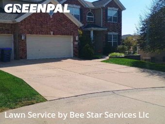 Grass Cutin Ballwin,63021,Lawn Mowing by Bee Star Services Llc, work completed in Nov , 2025