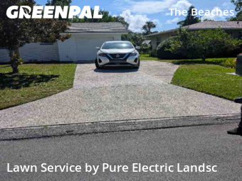 Lawn Cuttingin Jacksonville Beach,32250,Lawn Care by Pure Electric Landsc, work completed in Dec , 2025