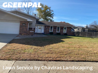 Lawn Work in Shorewood, 60404, Backyard Mowing by Chaviras Landscaping, work completed in Dec , 2025