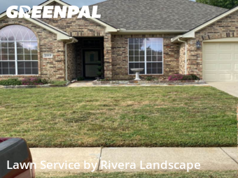 Lawn Care Servicein Flower Mound,75028,Yard Cutting by Rivera Landscape , work completed in Dec , 2025
