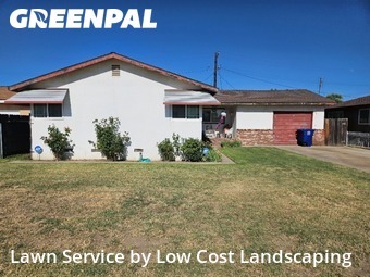 Lawn mowing work completed in Sanger, CA