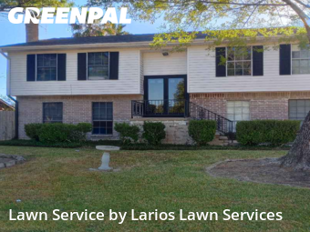 Grass Cutin Friendswood,77546,Lawn Care by Larios Lawn Services, work completed in Nov , 2025