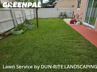 Lawn Mowin Pembroke Pines,33026,Lawn Maintenance by DUN-RITE LANDSCAPING, work completed in Jul , 2026