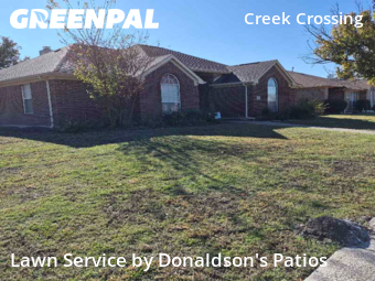 Grass Cuttingin Mesquite,75181,Yard Cutting by Donaldson's Patios, work completed in Dec , 2025
