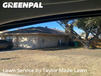 Lawn Mowingin Denton,76209,Lawn Care by Taylor Made Lawn , work completed in Jan , 2026