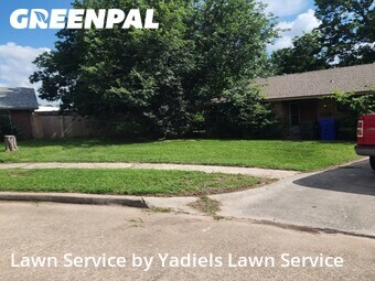Lawn Carein Norman,73071,Lawn Mowing Service by Yadiels Lawn Service, work completed in Jun , 2026