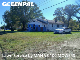 Yard Mowing in East St. Louis, 62207, Backyard Mowing by MAN VS 100 MOWERS, work completed in Nov , 2025