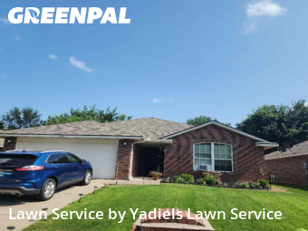 Lawn Servicein Midwest City,73110,Yard Mowing by Yadiels Lawn Service, work completed in Nov , 2025