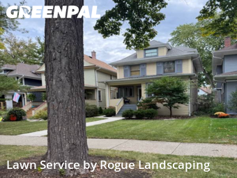 Lawn Cutting in Oak Park, 60302, Yard Upkeep by Rogue Landscaping, work completed in Nov , 2025