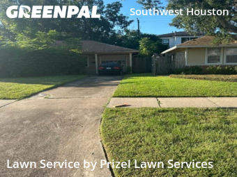 Lawn Maintenancein Bellaire,77401,Lawn Mow by Prizel Lawn Services, work completed in Dec , 2025