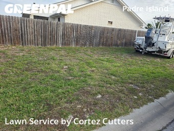 Lawn Care Servicein Corpus Christi,78418,Yard Mowing by Cortez Cutters , work completed in Feb , 2026