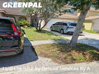 Lawn Carein Sunrise,33351,Lawn Maintenance by Deluxe Services By A, work completed in Jun , 2026