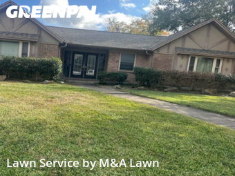 Lawn Maintenancein League City,77573,Lawn Cut by M&A Lawn, work completed in Dec , 2025