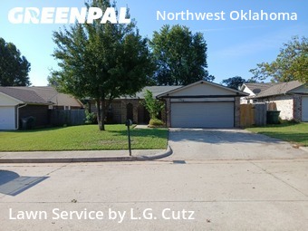 Lawn Mowingin Yukon,73099,Lawn Care by L.G. Cutz, work completed in Nov , 2025