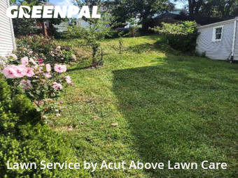 Front Yard Mowing in Ross Township, 15202, Lawn Care by Acut Above Lawn Care, work completed in Oct , 2025