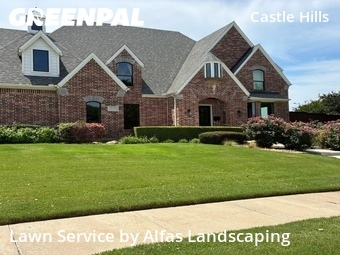 Yard Cuttingin Lewisville,75056,Lawn Cut by Alfas Landscaping, work completed in Jun , 2026