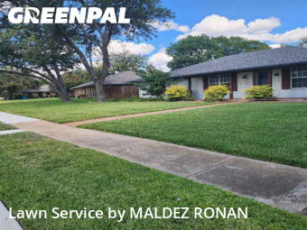 Lawn Mowin Richardson,75080,Yard Mowing by MALDEZ RONAN, work completed in Dec , 2025