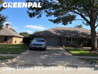 Lawn Mowing Servicein Bedford,76021,Yard Cutting by Excellent Lawn Service, work completed in Dec , 2025