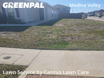 Lawn Mowing Servicein San Antonio,78252,Lawn Cut by Cantus Lawn Care , work completed in Dec , 2025