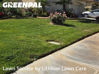 Lawn mowing work completed in Beaumont, CA