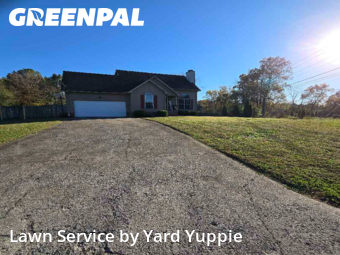 Lawn Cutin Clarksville,37040,Yard Mowing by Yard Yuppie, work completed in Dec , 2025