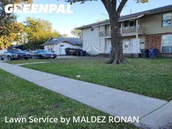 Lawn Cuttingin Garland,75041,Grass Cut by MALDEZ RONAN, work completed in Nov , 2025