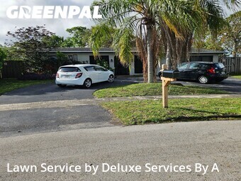Grass Cutin Sunrise,33322,Lawn Cutting by Deluxe Services By A, work completed in Jun , 2026