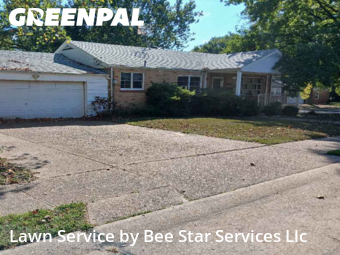Lawn Mowingin Ferguson,63135,Lawn Cutting by Bee Star Services Llc, work completed in Feb , 2026