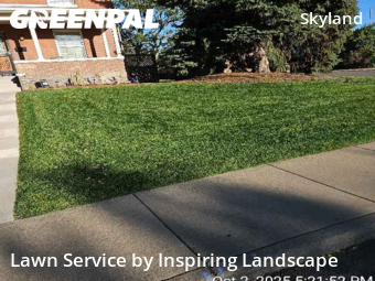 Lawn Mowingin Denver,80205,Lawn Cutting by Inspiring Landscape, work completed in Dec , 2025