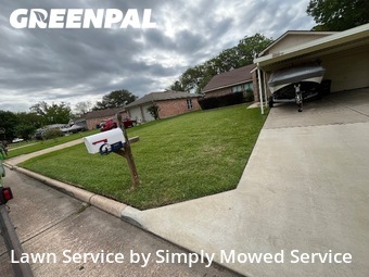 Grass Cutin League City,77573,Lawn Service by Simply Mowed Service, work completed in Jun , 2026