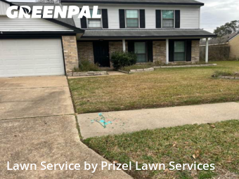 Lawn Servicein Pearland,77581,Lawn Mow by Prizel Lawn Services, work completed in Feb , 2026