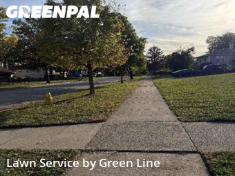 Lawn Mowing in Downers Grove, 60515, Grass Care by Green Line, work completed in Nov , 2025