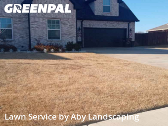 Grass Care in Greenville, 75402, Lawn Maintenance by Aby Landscaping, work completed in Dec , 2025
