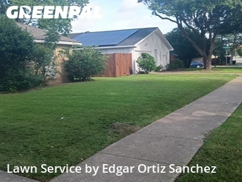 Lawn Mowingin Garland,75043,Yard Mowing by Edgar Ortiz Sanchez, work completed in Jul , 2026