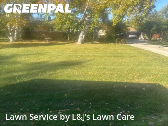 Yard Care in Oak Creek, 53154, Weekly Mowing by L&J’s Lawn Care , work completed in Nov , 2025