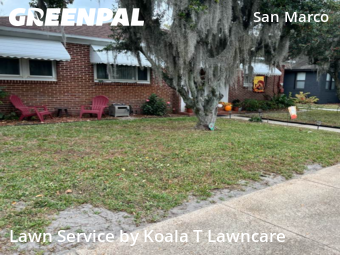 Weed Trimming in Jacksonville, 32207, Front Yard Mowing by Koala T Lawncare, work completed in Dec , 2025