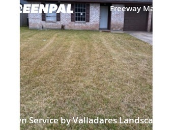 Lawn Mowingin Rosenberg,77471,Yard Cutting by Valladares Landscap, work completed in Jun , 2026
