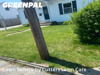 Mowing Services in Pawtucket, 2861, Front Yard Mowing by Cutters Lawn Care, work completed in Nov , 2025