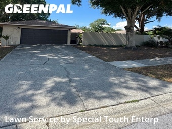 Lawn Servicein Palm Harbor,34684,Yard Mowing by Special Touch Enterp, work completed in Jun , 2026