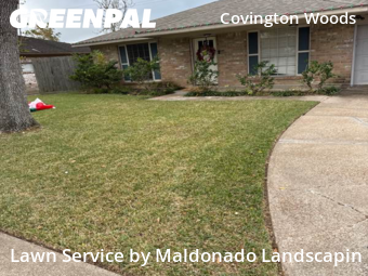 Grass Cuttingin Sugar Land,77498,Lawn Service by Maldonado Landscapin, work completed in Dec , 2025
