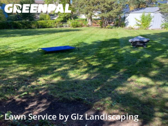 Front Yard Mowing in Vernon Hills, 60061, Yard Maintenance by Glz Landiscaping, work completed in Nov , 2025