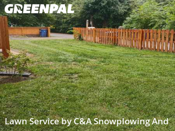 Lawn Mowin Des Plaines,60016,Grass Cut by C&A Snowplowing And , work completed in Jan , 2026
