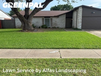Lawn Mowingin The Colony,75056,Lawn Cut by Alfas Landscaping, work completed in Jun , 2026