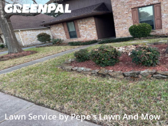 Landscaping Installation Houston,77083,Landscaping Maintenance by Pepe's Lawn And Mow, work completed in Feb , 2026