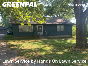 Lawn Management in Shawnee, 66216, Front Yard Mowing by Hands On Lawn Service, work completed in Nov , 2025